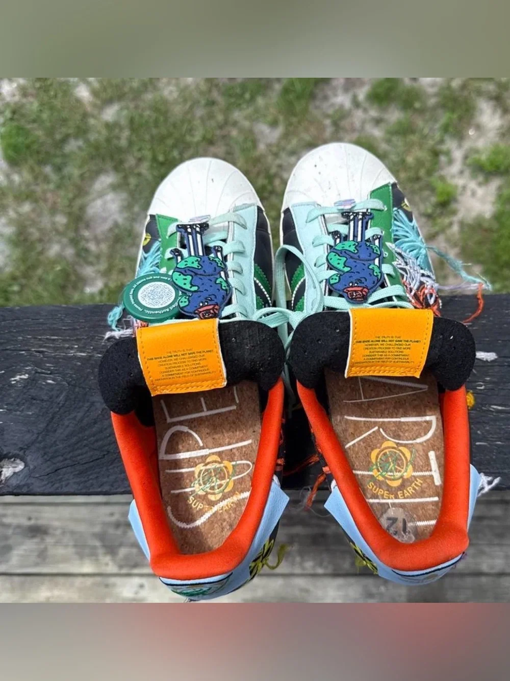 adidas Men's Multicolor sean Witherspoonxadida earth - Mint, Black, Orange